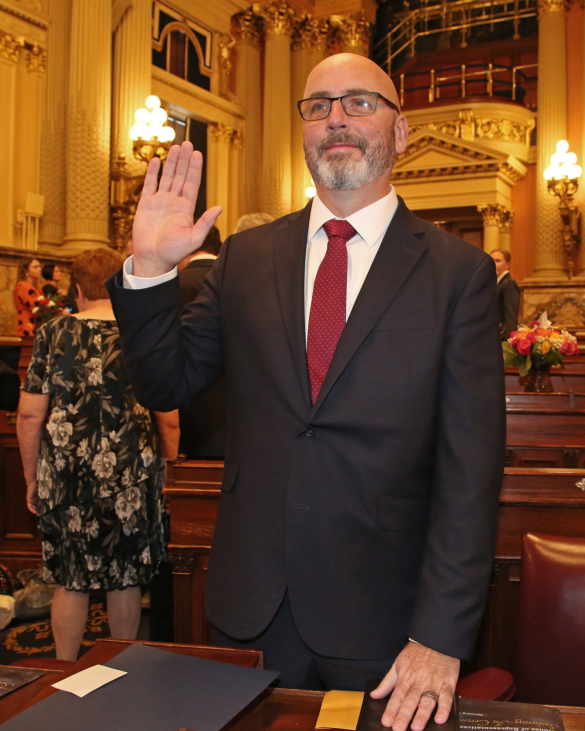 Barger Takes Oath for First Term 